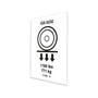 Genie Lift Part # 114362GT - DECAL,LABEL-WHEEL LOAD,GS-3232, EA