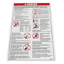 Genie Lift Part # 114389GT - DECAL,DANGER,GENERAL SAFETY, EA