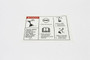Genie Lift Part # 114416GT - DECAL,DANGER,TIPOVER,TILT, EA