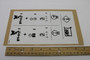 Genie Lift Part # 114420GT - DECAL,EMERGENCY LOWERING IC, EA