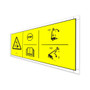 Genie Lift Part # 114473GT - DECAL,DANGER,TIPOVER,TILT,SYM, EA