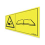 Genie Lift Part # 116896GT - DECAL,COLLISION HAZARD SYMBOL, EA