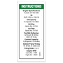 Genie Lift Part # 131587GT - DECAL,NOTICE,KUB,D1105,T4, EA