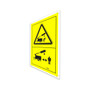 Genie Lift Part # 133066GT - DECAL,LABEL-CRUSH HAZ,TOWER, EA