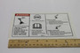 Genie Lift Part # 133236GT - DECAL,DANGER,TIPOVER,TILT 135*, EA