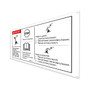 Genie Lift Part # 133236GT - DECAL,DANGER,TIPOVER,TILT 135*, EA