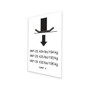 Genie Lift Part # 133497GT - DECAL,LABEL,FOOTPAD LOAD,IWP, EA