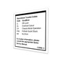 Genie Lift Part # 133596GT - DECAL,LABEL,FAULT CODES, EA