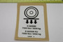 Genie Lift Part # 139586GT - DECAL,LABEL,WHEEL LOAD Z30N&RJ, EA