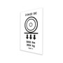 Genie Lift Part # 139587GT - DECAL,LABEL,WHEEL LOAD Z34DC**, EA