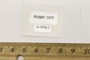 Genie Lift Part # 2-1270-1GT - DECAL,PUMP OFF, EA
