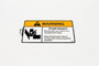 Genie Lift Part # 2-1294GT - DECAL, CRUSH HAZARD, PINCH, EA