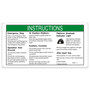 Genie Lift Part # 227213GT - DECAL, OPER INST,DC, EA