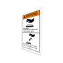Genie Lift Part # 229827GT - DECAL,WARNING,HOT SURFACE, EA