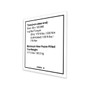 Genie Lift Part # 230804GT - DECAL,NOTICE,TIRE SPECS, REAR, EA