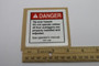 Genie Lift Part # 27872GT - DECAL,TIP OVER HAZARD, EA