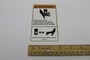 Genie Lift Part # 28161FRGT - DECAL,WARN,CRUSH HAZARD HAND,FRENCH, EA