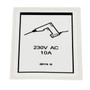 Genie Lift Part # 28174GT - DECAL, POWER TO PLATFORM 230V**, EA