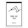 Genie Lift Part # 28174GT - DECAL, POWER TO PLATFORM 230V**, EA