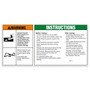 Genie Lift Part # 29104GT - DECAL,TOWING INSTRUCTIONS, EA
