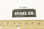 Genie Lift Part # 3-1228-2GT - DECAL,BRAKE ON, EA