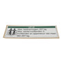 Genie Lift Part # 30080DUGT - DECAL,NOTICE,MAX LOAD 500 LBS*, EA