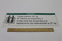 Genie Lift Part # 30080PBGT - DECAL,NOTICE,MAX LOAD 500 LBS*, EA