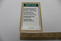 Genie Lift Part # 30082GT - DECAL,NOTICE TIRE PRESSURE, EA