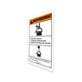 Genie Lift Part # 31059FRGT - DECAL,WARNING COLLISION HAZARD, EA