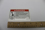 Genie Lift Part # 31060FRGT - DECAL,DANGER-TIP OVR,LIMSWITCH, EA