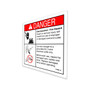 Genie Lift Part # 31508GT - DECAL,DANGER,ELECT HAZARD,PLUG, EA