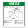 Genie Lift Part # 31786GT - DECAL,NOTICE,BATT CONNECTION, EA