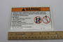 Genie Lift Part # 32717GT - DECAL,WARNING BOOM SAFETY, EA