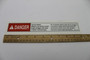 Genie Lift Part # 33528GT - DECAL,DANGER,TIP,OUTRIGGERS, EA