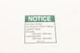 Genie Lift Part # 33973GT - DECAL,NOTICE,TIRE PRESSURE, EA