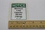 Genie Lift Part # 35577GT - DECAL,NOTICE,MAX CAPACITY 350, EA