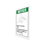 Genie Lift Part # 37141GT - DECAL, NOTICE, MANUAL LOWERING, EA