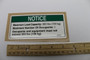 Genie Lift Part # 37144GT - DECAL,NOTICE,LOAD CAP 350, EA