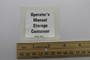 Genie Lift Part # 38122GT - DECAL,LABEL, OM STORAGE, EA