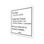 Genie Lift Part # 43093GT - DECAL,LABEL,TIRE SPECS, EA