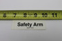 Genie Lift Part # 43619GT - DECAL LABEL SAFETY ARM, EA