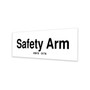 Genie Lift Part # 43619GT - DECAL LABEL SAFETY ARM, EA