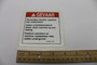 Genie Lift Part # 44736DUGT - DECAL,DANGER,TIP-OVER,TILT, EA