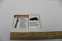 Genie Lift Part # 44737FRGT - DECAL, DANGER-TIP-OVR,TRAYS, EA