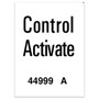 Genie Lift Part # 44999GT - DECAL,LABEL, CONTROL ACTIVATE, EA