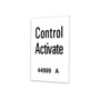 Genie Lift Part # 44999GT - DECAL,LABEL, CONTROL ACTIVATE, EA