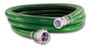 Multiquip HSQ1520 1.5 x 20 ft reinforced PVC suction hose with NPT quick coupler, built for reliable water transfer in pumping, irrigation, and dewatering applications.