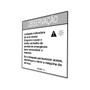 Genie Lift Part # 46238PBGT - DECAL,NOTICE,ERROR LIGHT, EA