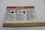 Genie Lift Part # 46262GRGT - DECAL,DANGER,BATTERY SAFETY, EA
