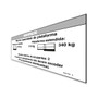 Genie Lift Part # 48331PBGT - DECAL,NOTICE, MAX CAP 1000/250, EA